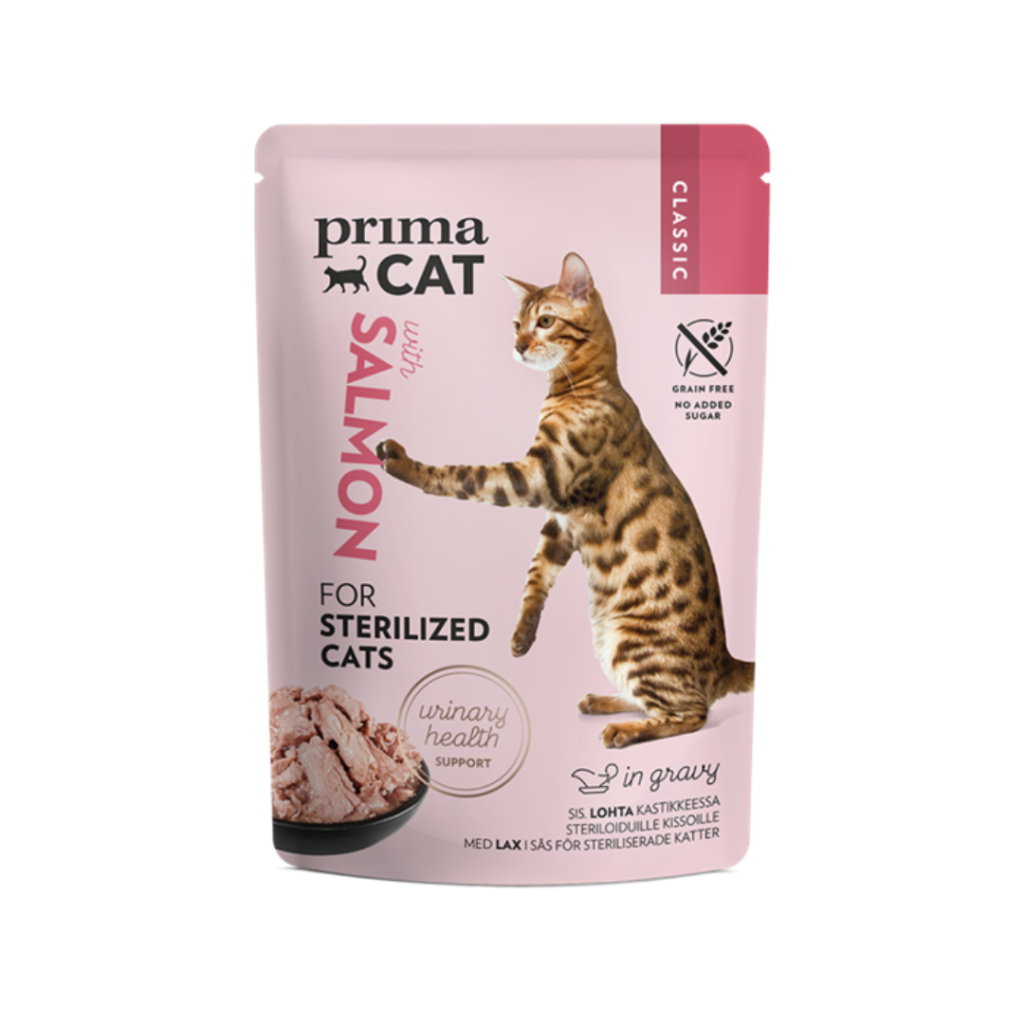 PrimaCat - Hrana za Sterilisane Mačke Losos u Sosu 85g