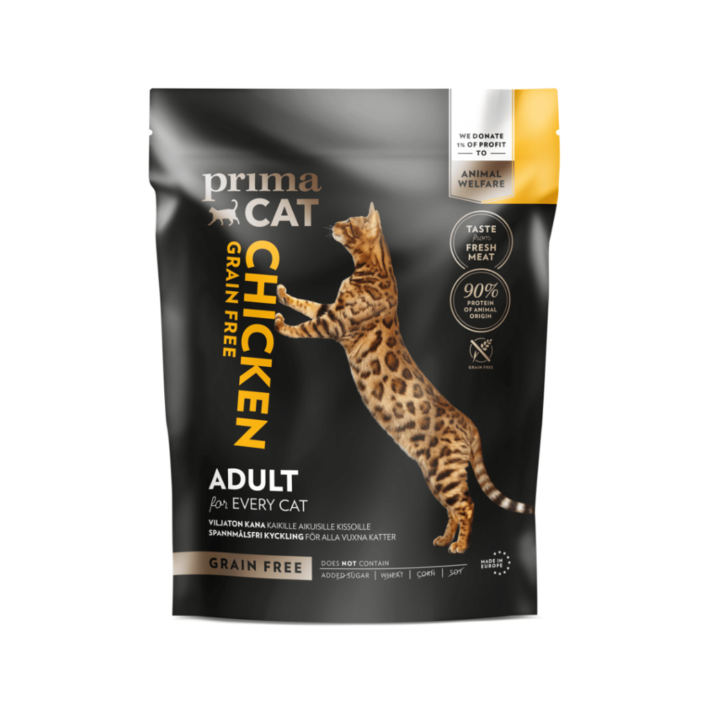 PrimaCat - Premium suha hrana za mačke bez žitarica 400g piletina